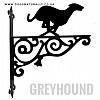 Greyhound Ornate Wall Bracket